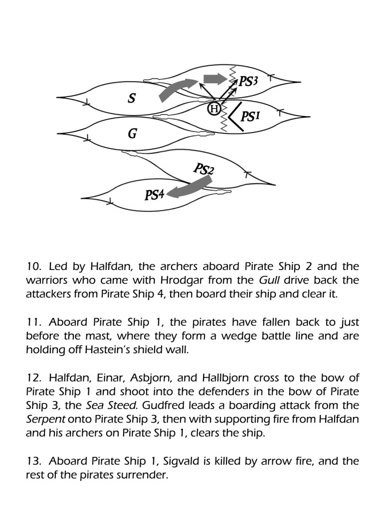 The Long Hunt, sea battle diagram 4